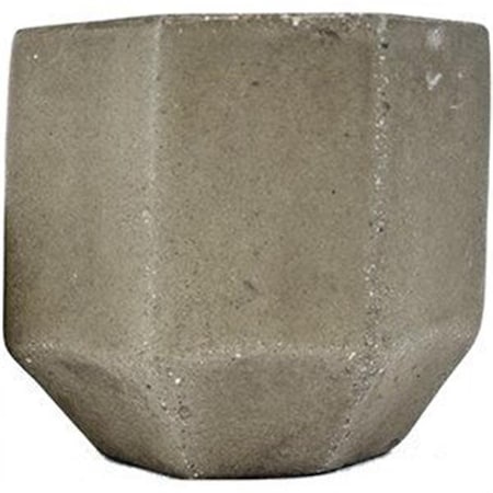 Avera Home Goods 256566 5.5 X 5 In. Lightweight Fiber Cement Hexagon Planter - Pack Of 2